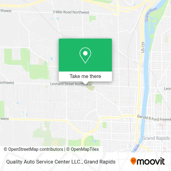 Quality Auto Service Center LLC. map