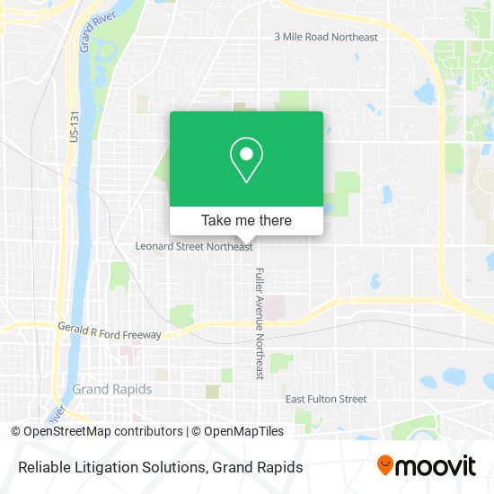 Mapa de Reliable Litigation Solutions