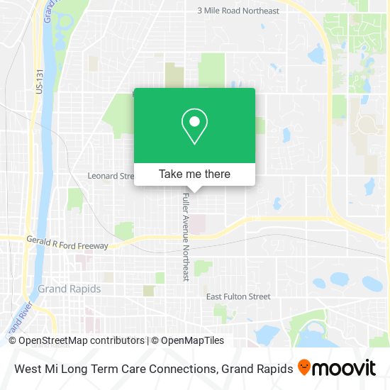 West Mi Long Term Care Connections map