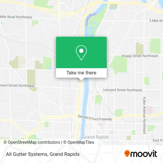 All Gutter Systems map