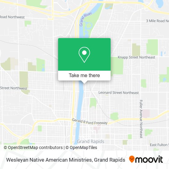 Wesleyan Native American Ministries map