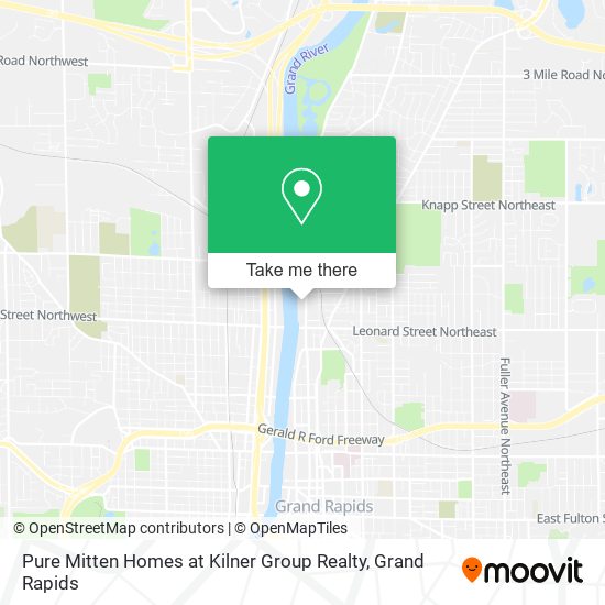 Mapa de Pure Mitten Homes at Kilner Group Realty