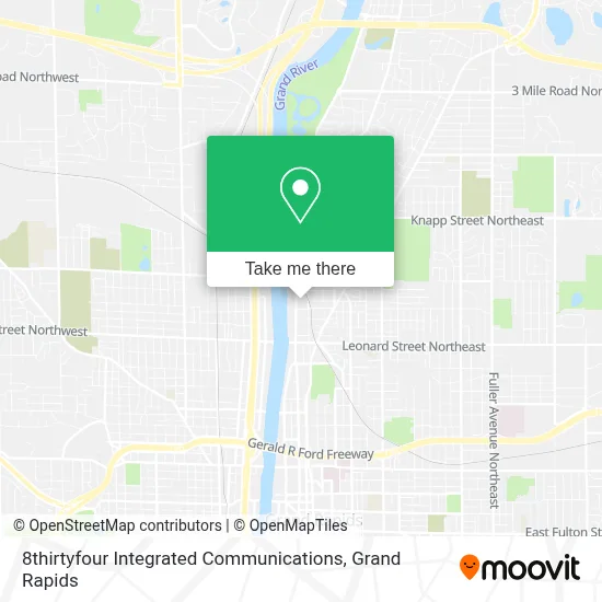 8thirtyfour Integrated Communications map