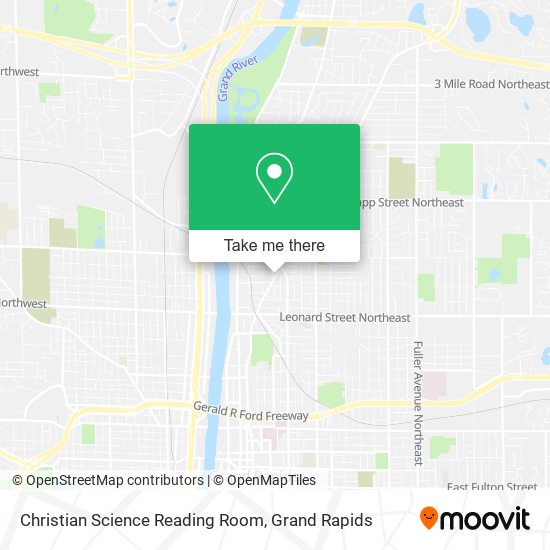 Mapa de Christian Science Reading Room