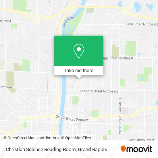 Christian Science Reading Room map