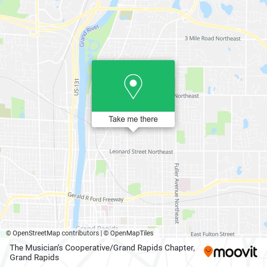 The Musician's Cooperative / Grand Rapids Chapter map