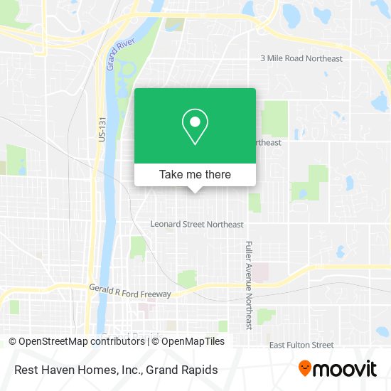 Rest Haven Homes, Inc. map