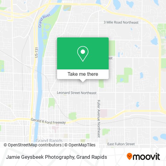 Jamie Geysbeek Photography map