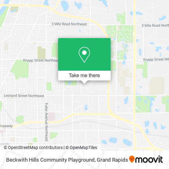 Beckwith Hills Community Playground map