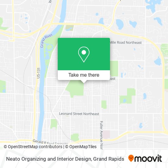 Neato Organizing and Interior Design map