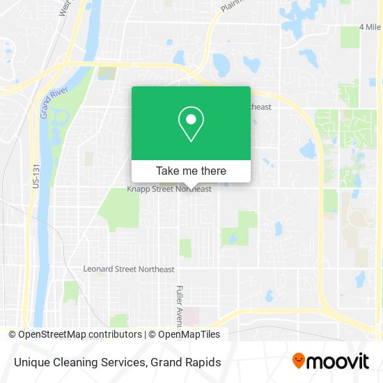 Unique Cleaning Services map