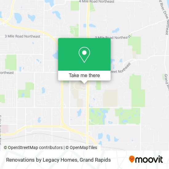 Renovations by Legacy Homes map