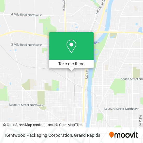 Mapa de Kentwood Packaging Corporation