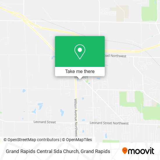 Mapa de Grand Rapids Central Sda Church