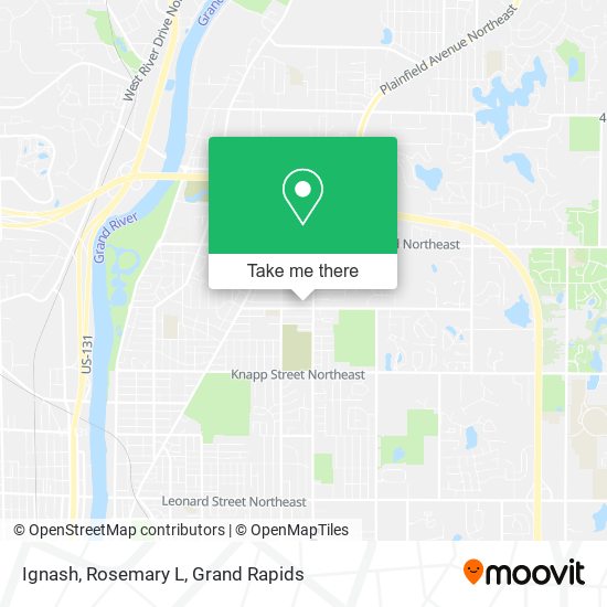 Ignash, Rosemary L map
