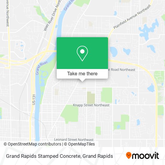 Grand Rapids Stamped Concrete map
