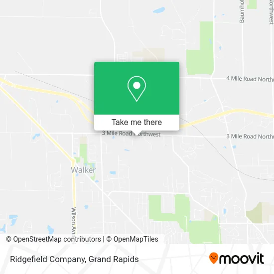 Ridgefield Company map