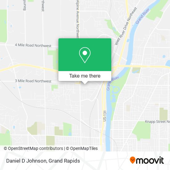 Daniel D Johnson map