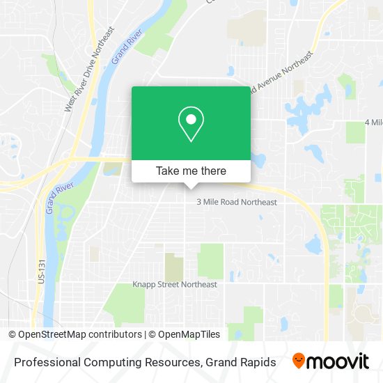 Professional Computing Resources map