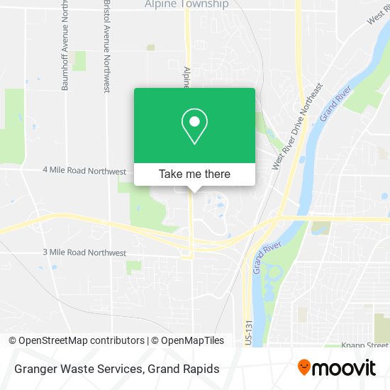 Granger Waste Services map