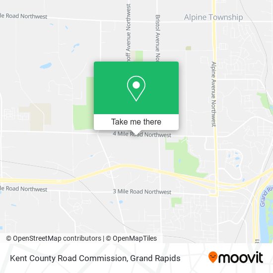 Kent County Road Commission map