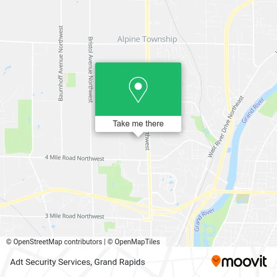 Adt Security Services map