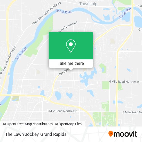 The Lawn Jockey map