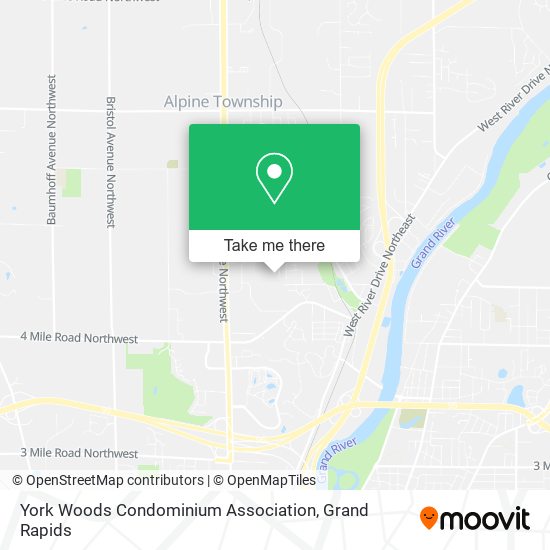 Mapa de York Woods Condominium Association