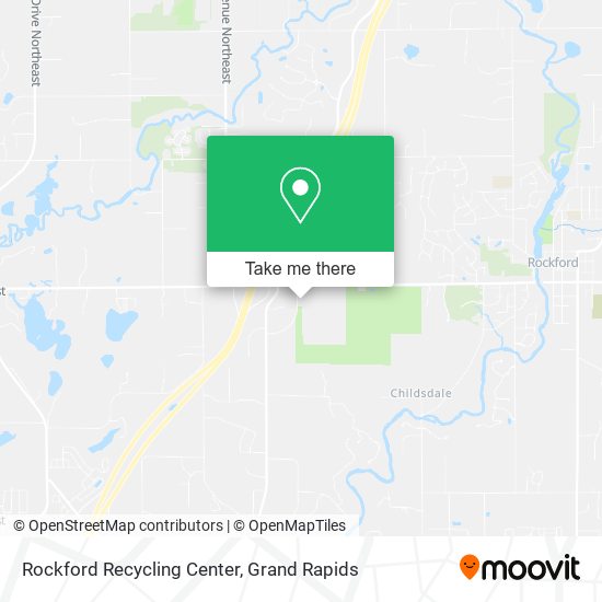 Mapa de Rockford Recycling Center
