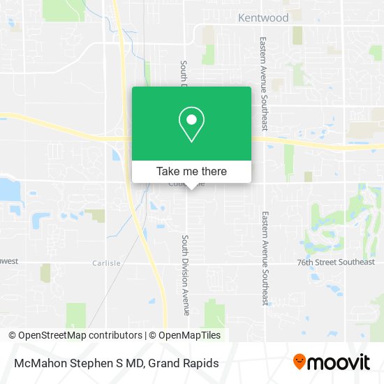 McMahon Stephen S MD map