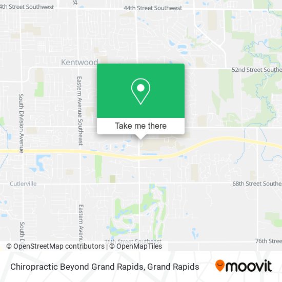 Chiropractic Beyond Grand Rapids map