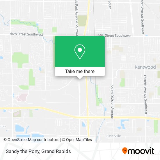 Sandy the Pony map