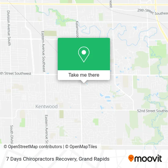 7 Days Chiropractors Recovery map