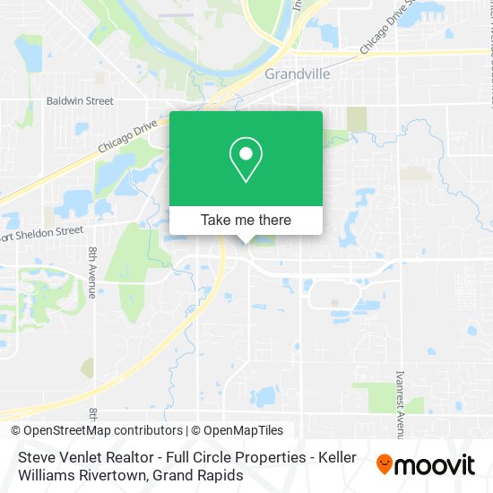 Mapa de Steve Venlet Realtor - Full Circle Properties - Keller Williams Rivertown