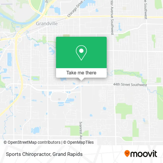 Sports Chiropractor map