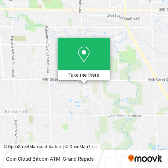 Mapa de Coin Cloud Bitcoin ATM