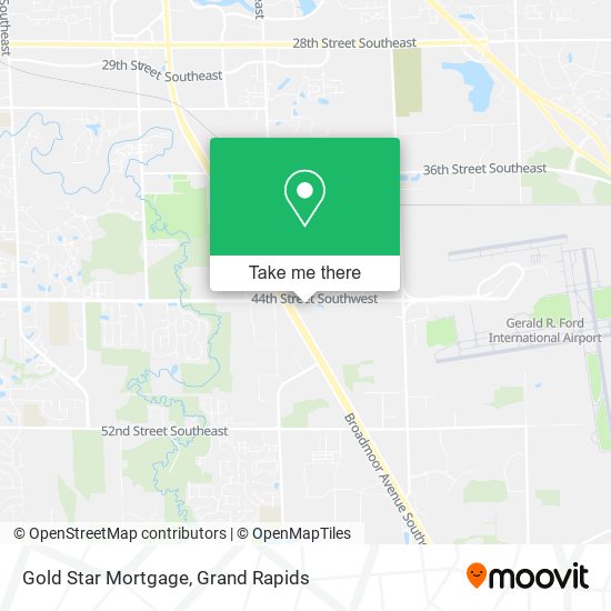 Gold Star Mortgage map