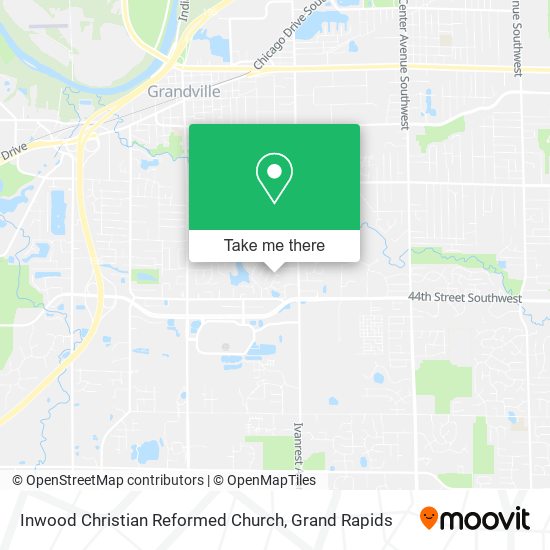 Inwood Christian Reformed Church map