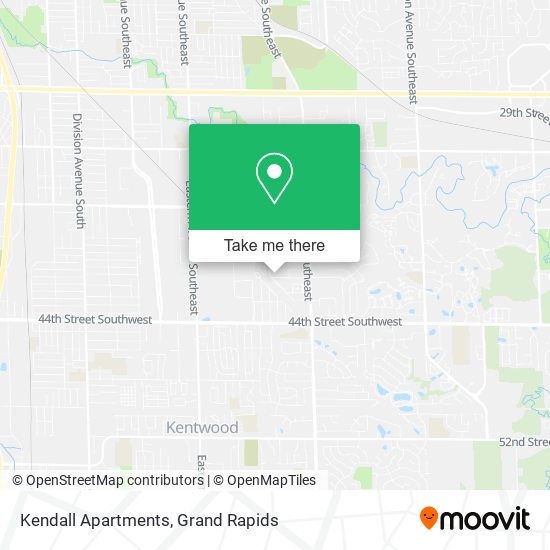Mapa de Kendall Apartments