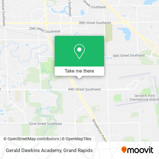 Mapa de Gerald Dawkins Academy