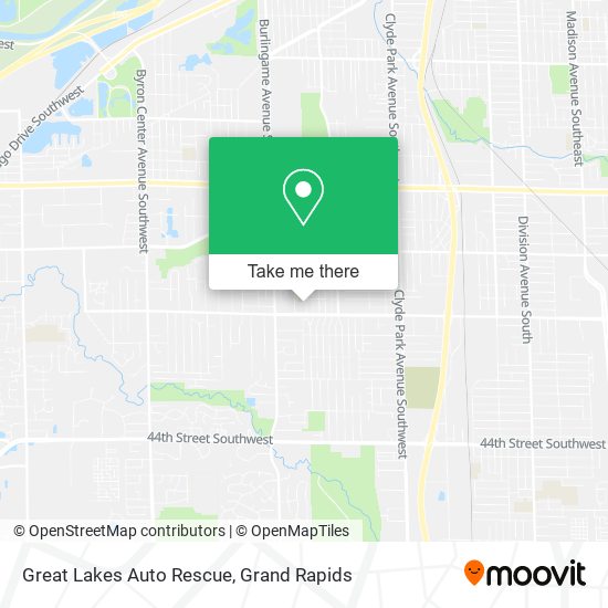 Mapa de Great Lakes Auto Rescue