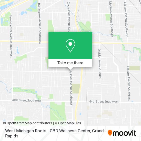 Mapa de West Michigan Roots - CBD Wellness Center