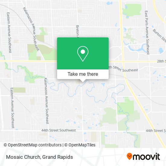 Mosaic Church map