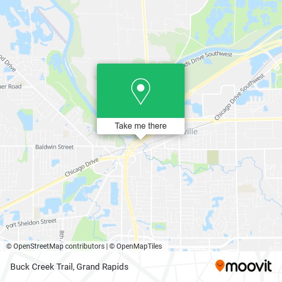 Buck Creek Trail map