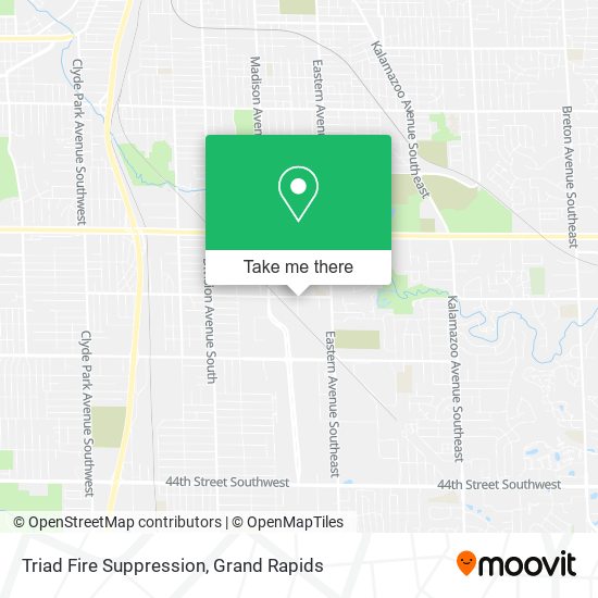 Triad Fire Suppression map