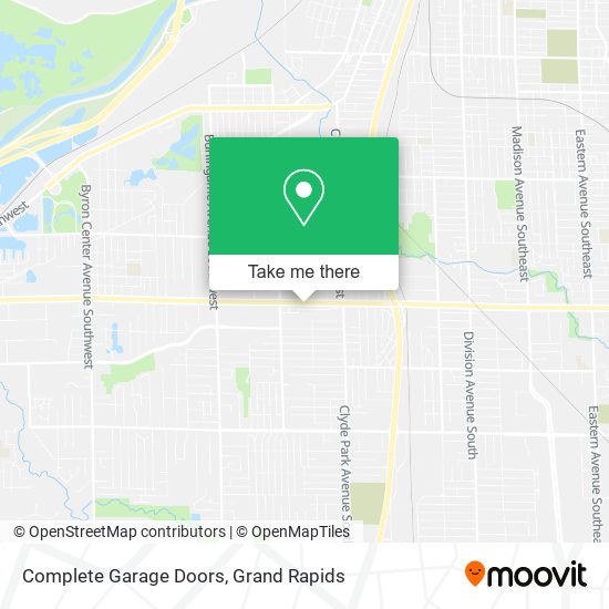 Mapa de Complete Garage Doors