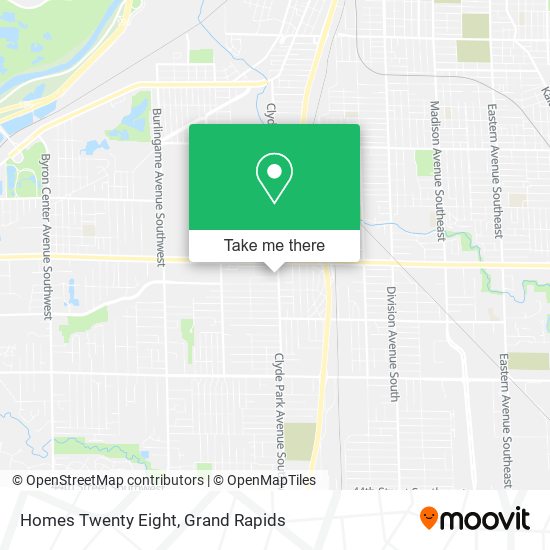 Homes Twenty Eight map