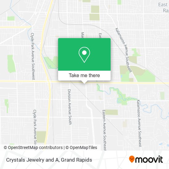 Mapa de Crystals Jewelry and A