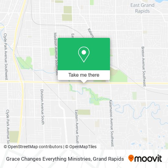 Grace Changes Everything Ministries map