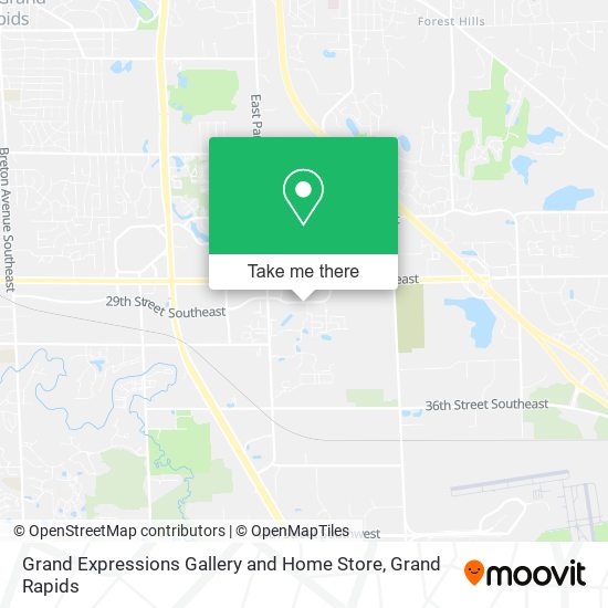 Grand Expressions Gallery and Home Store map